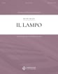 Il Lampo SSATB choral sheet music cover